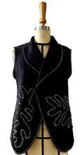 Load image into Gallery viewer, Embroidered Wool Melton waistcoat
