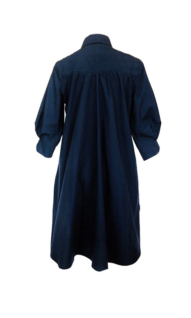 Florentina Shirt Dress – Navy