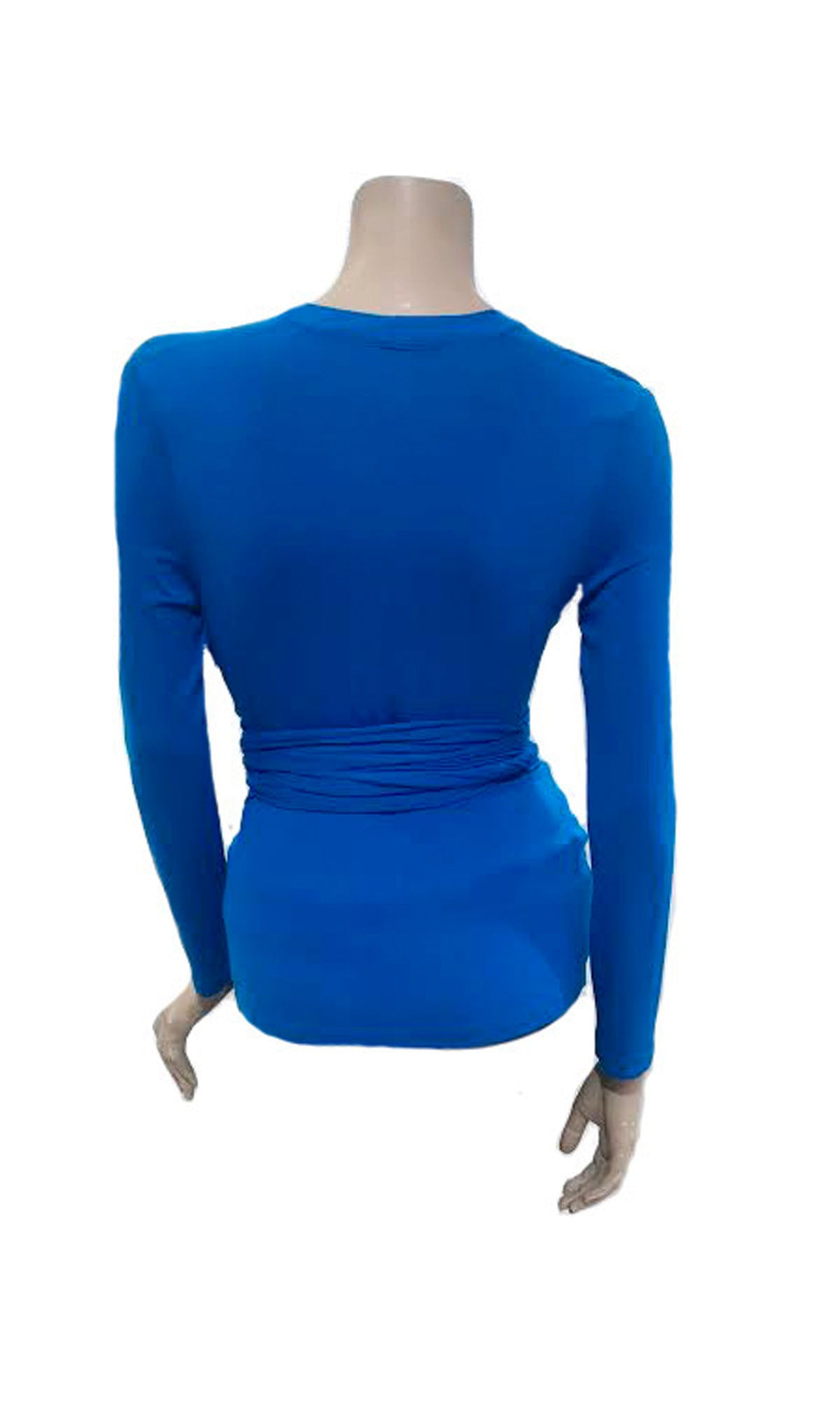 Wrap Top Royal Blue