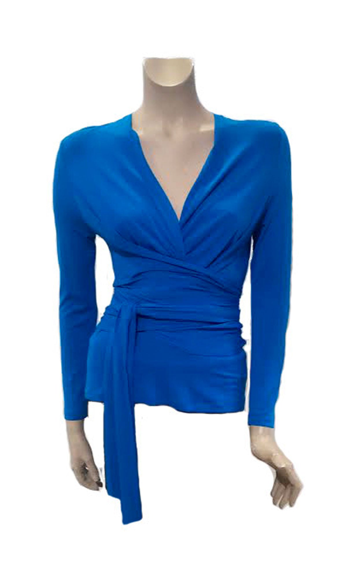 Wrap Top Royal Blue